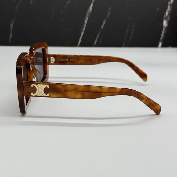 NEW CELINE CL40304U 53A HAVANA GRAY WOMEN SUNGLASSES CELINE - Picture 6 of 10